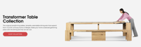 Table de travail extensible moderne similaire à l'Icon, avec panneau en bois, mobilier de bureau conçu pour le bureau à domicile ou comme bureau informatique