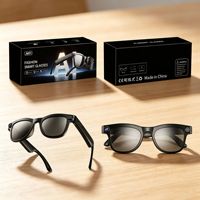 Lunettes Intelligentes IA JM91 JM95 avec Traduction IA, Enregistrement de Conversation, Caméra HD 200W avec Réduction de Bruit, Musique et Caméra Sportive