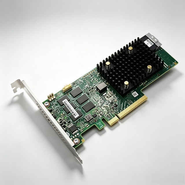 Broadcom LSI HBA 9500-8i 05-50134-01 SAS3808 Tri-Mode HBA Card PCIe 4.0 X8 12Gb/s JBOD Storage Controller Stock 8-Port Server