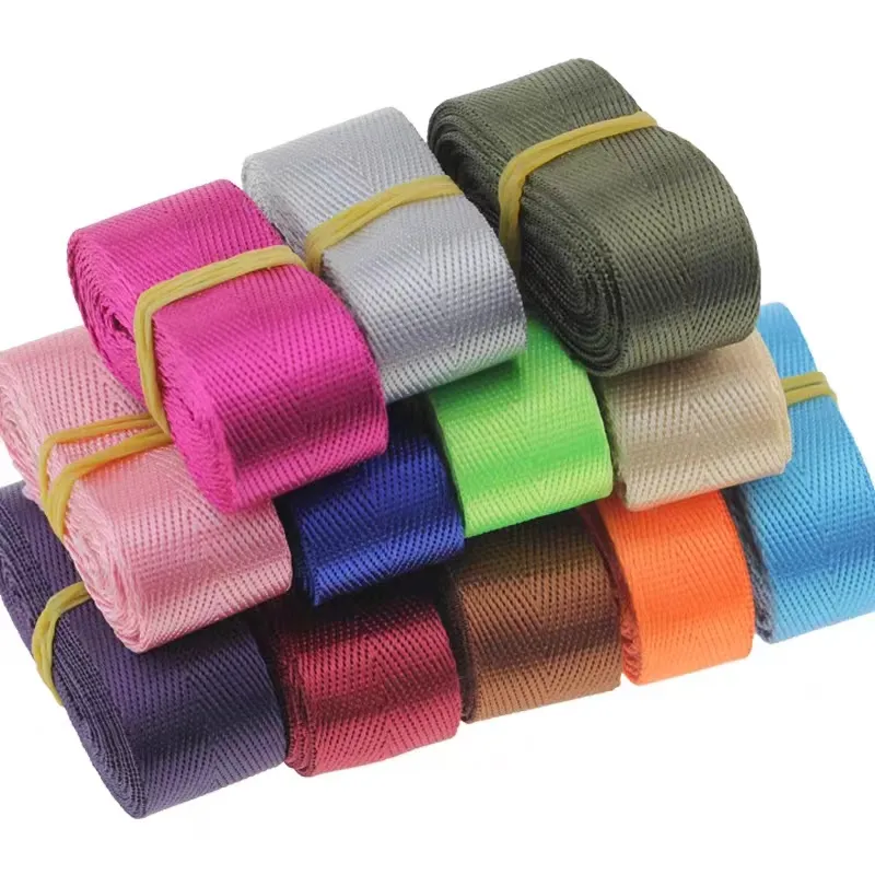 High Tenacity Nylon Ribbon Fabric Polyester Car Safety Seat Belt Strap Webbing custom nylon webbing