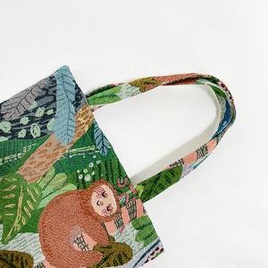 Sacs fourre-tout Vintage pour femmes, sac de Shopping en tapisserie, vente en gros - Product Image 3