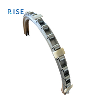 RISE O * Haute Qualité Escalator Main Courante Guide Supérieur Courbe En Aluminium Courbe Escalator Balustrade Guide Rond DAA2000NP2