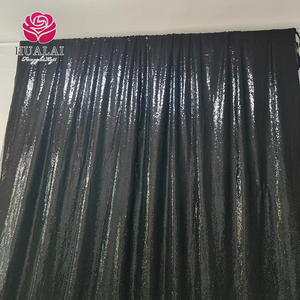 FBJ137 3mm Disco <span class=keywords><strong>oro</strong></span> rosa nero bianco <span class=keywords><strong>e</strong></span> argento luccichio con paillettes glitterato sfondo <span class=keywords><strong>tende</strong></span> 3m * 4m di larghezza - Product Image 2