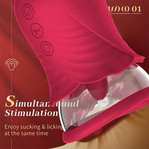 Rosa chupando lengua lamiendo huevos saltadores de gama alta clítoris femenino pezón burlas orgasmo masaje masturbador juguetes sexuales - Product Image 3