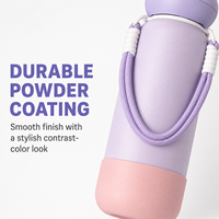 Bouteille d'eau isotherme en acier inoxydable de 25 oz avec boucle de transport et couvercle anti-fuite pour les sports de plein air (vente en gros)
