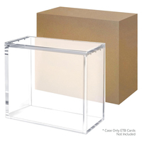 Boîte de Présentation Claire de Haute Qualité avec Couvercle Magnétique en Acrylique pour Coffret Elite Trainer Box (ETB) et Coffret Booster (Booster Box) de PKMN – Vente Directe Usine