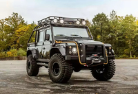 Nouvel accessoire de pare-chocs avant noir, amélioration adaptée aux modèles de voitures Land Rover Defender 90/110/130 classiques, kit de carrosserie extérieure