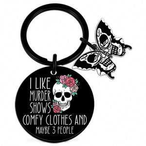 ออกแบบพวงกุญแจโลหะพิมพ์ลายสีฮาโลวีนตามสั่ง ลายผี พร้อมจี้ตกแต่ง - Product Image 4