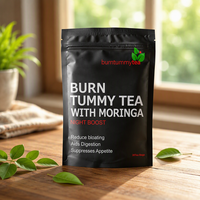 Thé Détox Herbal Naturel OEM en Gros 28 Jours avec Moringa, Thé Minceur Herbal pour Perte de Poids, Marque Privée en Vrac