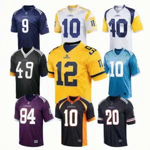 Hochwertige atmungsaktive Rugby-American-Football-Training-Jirls 100% Polyester individuelles American-Football-Jekot