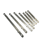 Lame de serrage en acier robuste pour coffrage, type X plat, pour système de fixation de coffrage en béton
