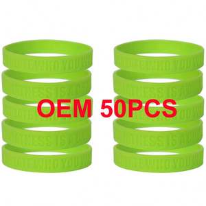 Grosso Silicon <span class=keywords><strong>Band</strong></span> Pulseira Ligação De Hemorróidas Borracha Refrective Pulso Trampolim Timing Set Pulseiras - Product Image 4