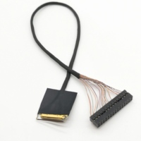 Câble d'affichage LCD LVDS 40Pin LED avec interfaces à deux canaux et 6 bits