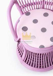 Silla para niños hecha a mano de bambú tejido ecológico y Ratán, perfecta para habitaciones infantiles con diseño sostenible - Product Image 6