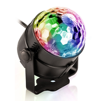 Lumières Laser Disco, boule RGB, Dj, fête, scène, Disco, son, LED, Mini lumière Laser