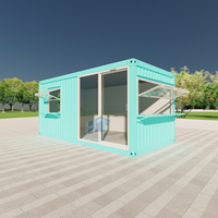 Conteneur modulaire préfabriqué de luxe 20 pieds 40 pieds Magasin de détail Centre commercial préfabriqué Magasin de conteneurs Dépanneur