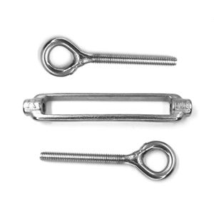 Hai kết thúc móc dây dây căng thẳng 304 thép không gỉ turnbuckle phần cứng <span class=keywords><strong>Hook</strong></span> & Móc turnbuckles với dây thép Rope - Product Image 4