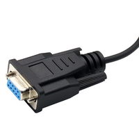 Elektronischer 9-Poliger 28AWG Mini-DIN 9-Pin MD9-Pin Stecker mit PVC/PBT-Isolierung für Abisolierte Verzinnte Kabel