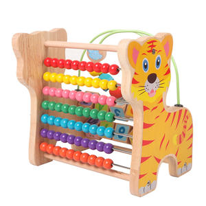Gran oferta 2024, Ábaco de madera, juguete de matemáticas para la primera infancia, cuentas para contar Montessori Spielzeug Montessori, juguete educativo - Product Image 2