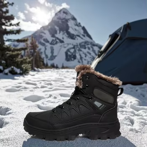 Bottes de <span class=keywords><strong>randonnée</strong></span> en plein air pour hommes automne hiver chaussures de sport en gros transfrontalières bottes de <span class=keywords><strong>neige</strong></span> chaudes - Product Image 4