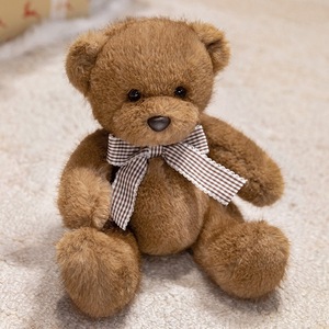 Ours en peluche Pacify <span class=keywords><strong>Bear</strong></span> en coton PP, avec écharpe <span class=keywords><strong>pull</strong></span>, jouet mignon pour habillage de poupée - Product Image 3