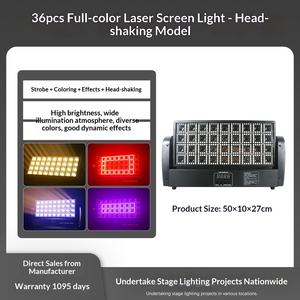 Lumière stroboscopique à matrice de pixels LED pour diffusion en direct en studio, effet visuel RGB, éclairage d'arrière-plan, tournage vidéo, spectacles en ligne - Product Image 3