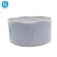 Autocollant adhésif Anti-vol rond r40 mm, étiquette souple, 8.2 MHZ, système d'alarme de sécurité, RF EAS, 50 pièces