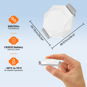 Có Thể Sạc Lại Mfi Chứng Nhận Tìm Thấy Không Khí Của Tôi Tag Thông Minh Key Finder Định Vị Ví Hành Lý Pet Theo Dõi Chống-Mất Mini Tracker Cho Apple - Product Image 5