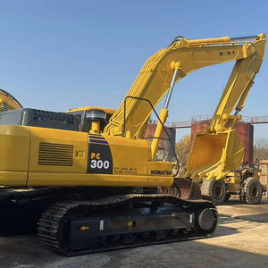 Mini-excavatrice Komatsu PC 300 d'occasion certifiée, hydraulique Kawasaki, avec godet Hawe Hengli de 4 m, 30 tonnes, 167 kW, certifiée pour la vidéo - Product Image 1