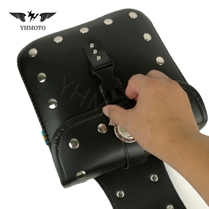 กระเป๋าใส่ของท้ายรถจักรยานยนต์อเนกประสงค์กระเป๋าอานสำหรับ Harley Touring Kawasaki Z 750 900 W800 Suzuki <span class=keywords><strong>SV650X</strong></span> - Product Image 6