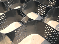 Geocell d'allée de pavés d'herbe en plastique HDPE