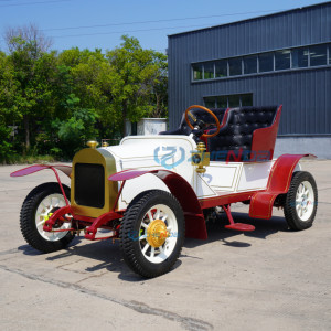 Autobús Turístico Eléctrico de Alta Calidad con 2 Asientos, Coche Turístico Eléctrico Clásico Vintage con Certificación CE - Product Image 3