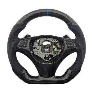 Volante Deportivo M de Fibra de Carbono y Cuero Perforado de Último Diseño para BMW Serie 3 E90 E91 E92 E93 - Product Image 1