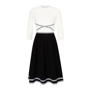 white christmas dresses Dewlily Puff Sleeve Dress Korean Fashion Teens 20s 30s Cute Date A-Line Office Style Off Shoulder Plain Simple