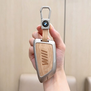 Housse de protection pour clé en alliage de zinc, coque métallique compatible avec <span class=keywords><strong>porte</strong></span>-clés pour clé intelligente <span class=keywords><strong>BMW</strong></span> Série 5 6 7 X1 <span class=keywords><strong>X2</strong></span> X3 X5 X6 X7 - Product Image 1