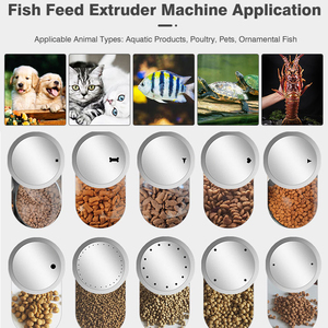 Máquina Extrusora de Ração Úmida e Seca para Cães e Gatos, Alimentos para Animais de Estimação, Máquina de Fazer Ração para Cães com Parafuso Único, Extrusora de Ração para Peixes - Product Image 5