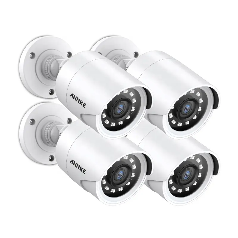 ANNKE 4 Packed 1080P Security Camera System HD Night Vision Waterproof Outdoor CCTV Surveillance System