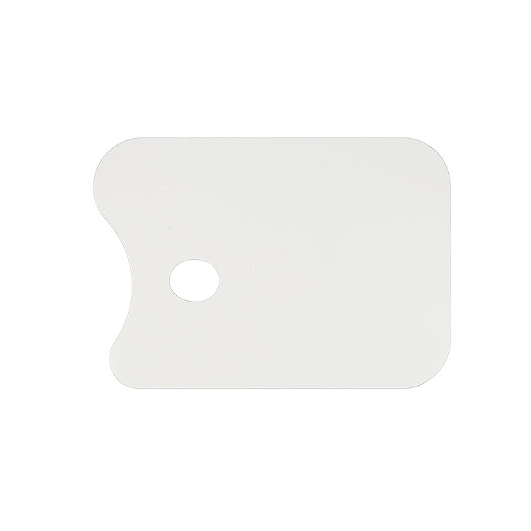 Лидер продаж, Высококачественная прямоугольная акриловая пластиковая палитра для рисования на заказ, лоток для художника