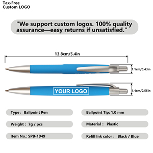 Wholesale Advertising Multicolored Plastic Ballpoint <b>Pen</b> with Custom Logo for School Office Writing Stationery - Product Image 2