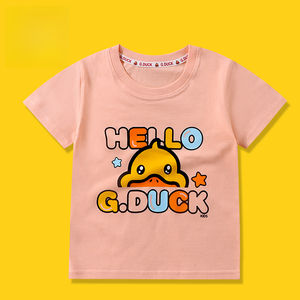 <strong>Cartoon</strong> Children's Breathable Knitted 100% Cotton Short Sleeve Casual <strong>T-shirt</strong> for Boys Girls Summer Wear - Product Image 5