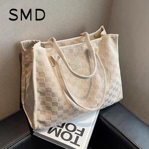 Bolsa de Lona de Gran Capacidad para Mujer, Nueva Moda, Bolso de Mano para Salir, Bolso de Hombro para Mamá, Bolso de Compras - Product Image 1