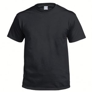 Wholesale Plain 100% Cotton Blank Men's T-<b>Shirts</b> Silk Screen Printed Regular Fit Short Sleeve - Product Image 5