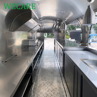 Gerobak Jajanan Wecare Street Portable Doner Kebab Es Krim Bakery Coffee Shop Food Truck Bar Trailer Foodtruck dengan Dapur Lengkap Dijual