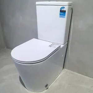 zweiteilige toilette für den europäischen markt design bodenmontierte schüssel-toiletten badezimmer keramik mit toilettensitz