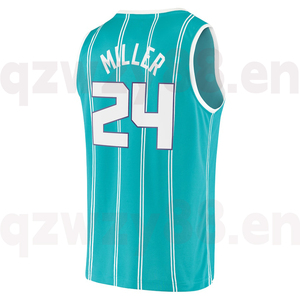 Prêt à expédier pour <span class=keywords><strong>Charlotte</strong></span> Hornets Basketball Vest #15 RICHARDS Meilleur maillot brodé Plus Size Disponible American Basketball - Product Image 4