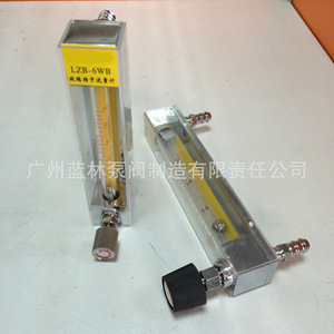 Débitmètre à rotor en verre numérique LZB-6WB, équipement de laboratoire miniature personnalisable pour les mesures de liquides, de gaz, d'huile et de fluides - Product Image 1