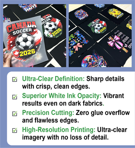 Transferts DTF personnalisés <span class=keywords><strong>MAMA</strong></span> en gros, prêts à poser, autocollants thermocollants haute élasticité pour T-shirts, lavables, pour le 14 juillet - Product Image 4