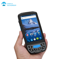 Tablette robuste Blovedream U9000 5 pouces 4G LTE Android, tablette PC étanche avec lecteur de codes-barres 2D IR, RFID UHF
