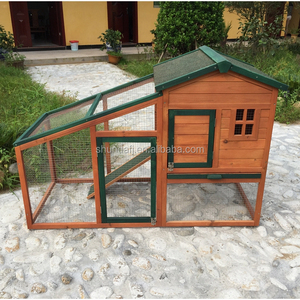 Casa para conejos SDR024, ecológica, clásica, de madera, para uso en exteriores. - Product Image 5
