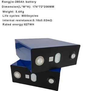 8000 chu kỳ rje 3.2V 280ah LiFePO4 lăng trụ <span class=keywords><strong>Lithium</strong></span> <span class=keywords><strong>Ion</strong></span> năng lượng lưu trữ tế bào hiệu suất cao 280ah pin <span class=keywords><strong>lithium</strong></span> sắt - Product Image 2